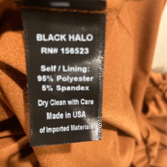 Maxine Puff Sleeve Twist Front Asymmetric Hem Dress - Picture 10 of 12